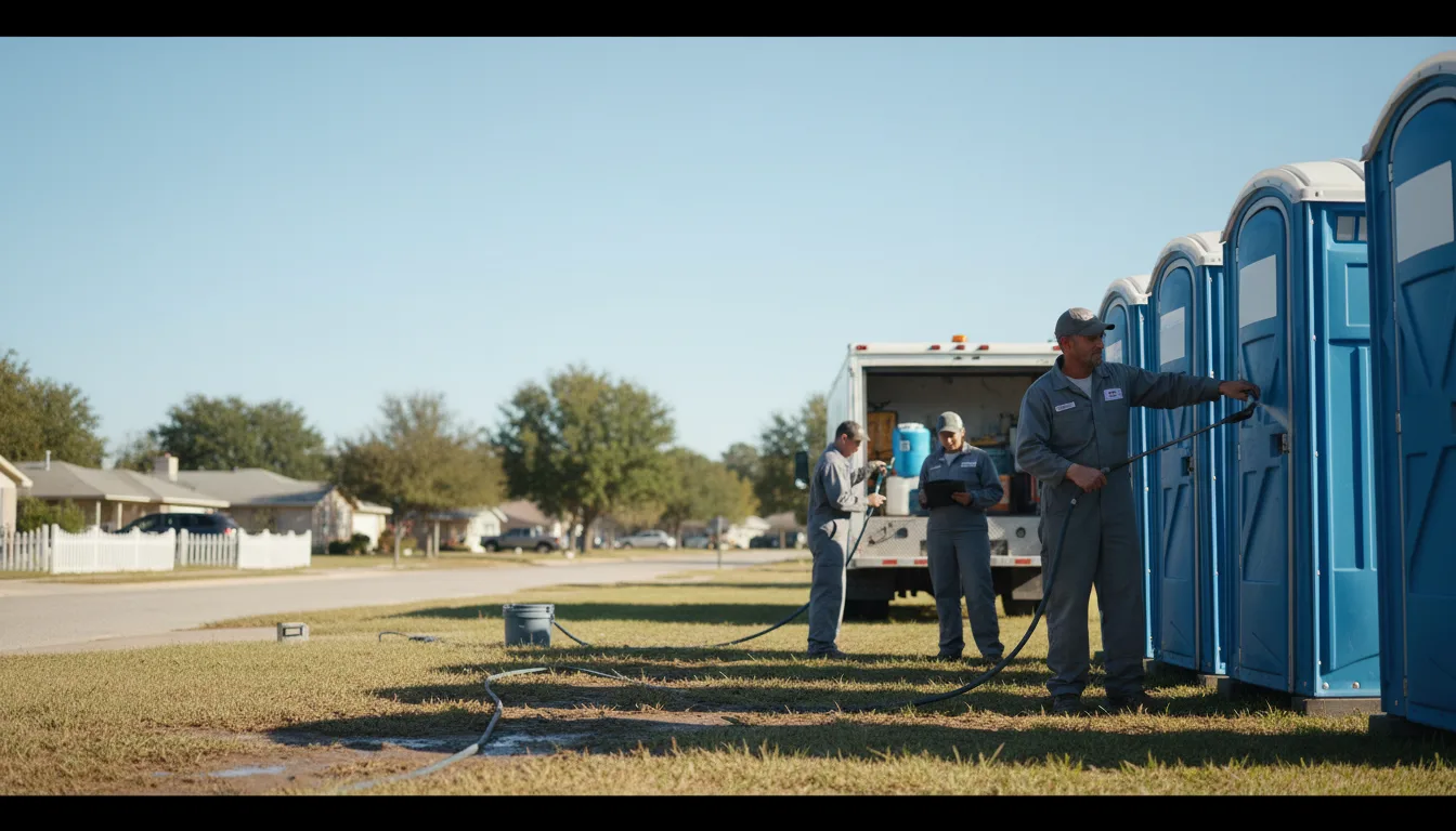 Long-Term Portable Toilet Rental in Lineville, AL near me